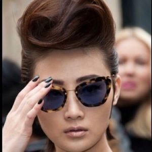 Miu Miu SMU 10N  blue lenses sunglasses .Italy